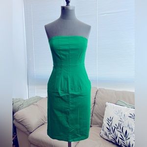 Kelly Green Strapless Dress